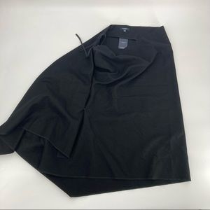 Burberry 100% Wool Black Poncho Cape